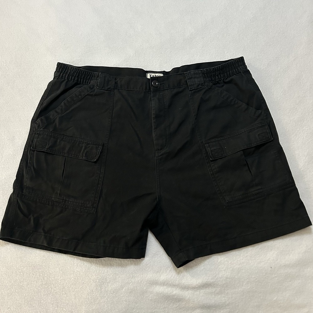 VTG Talos Cargo Shorts Mens 44 Cotton Hiking Travel Camping Outdoor Slate Black